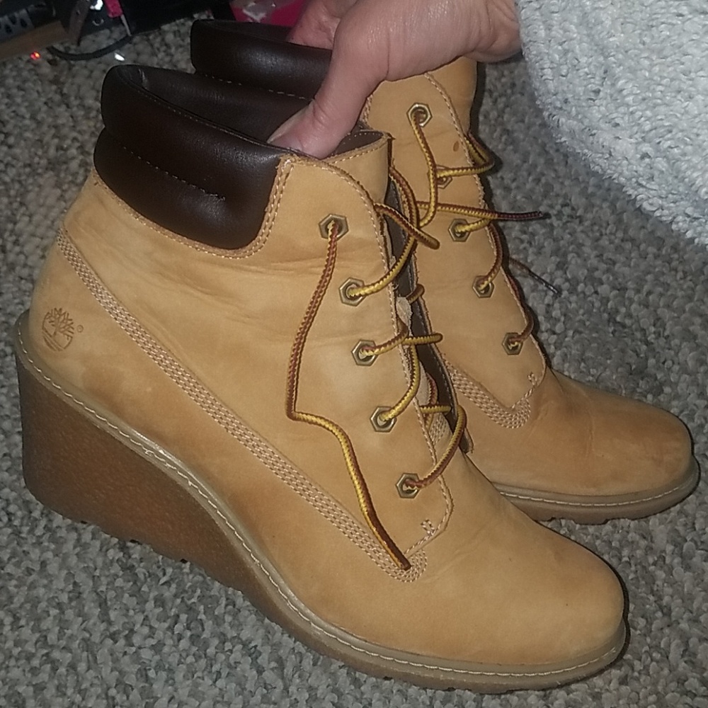Timberland wedge boots